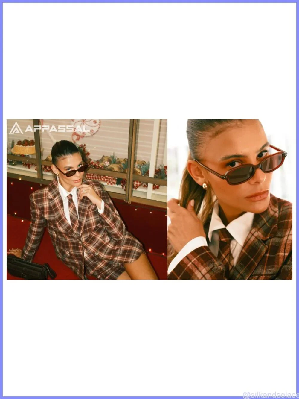 Retro Rectangle Sunglasses UV400 Polarized TAC Lens Half-Frame